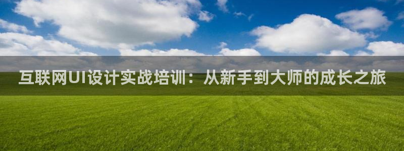 九游会官网平台网址：互联网UI